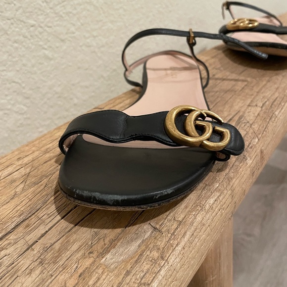 ORIGINAL black Gucci sandals - Picture 6 of 7